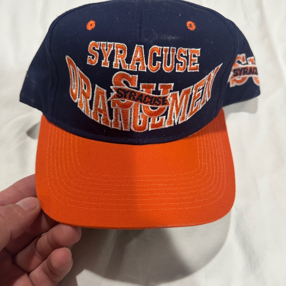 The Game Syracuse Cap with Navy and Orange Accents